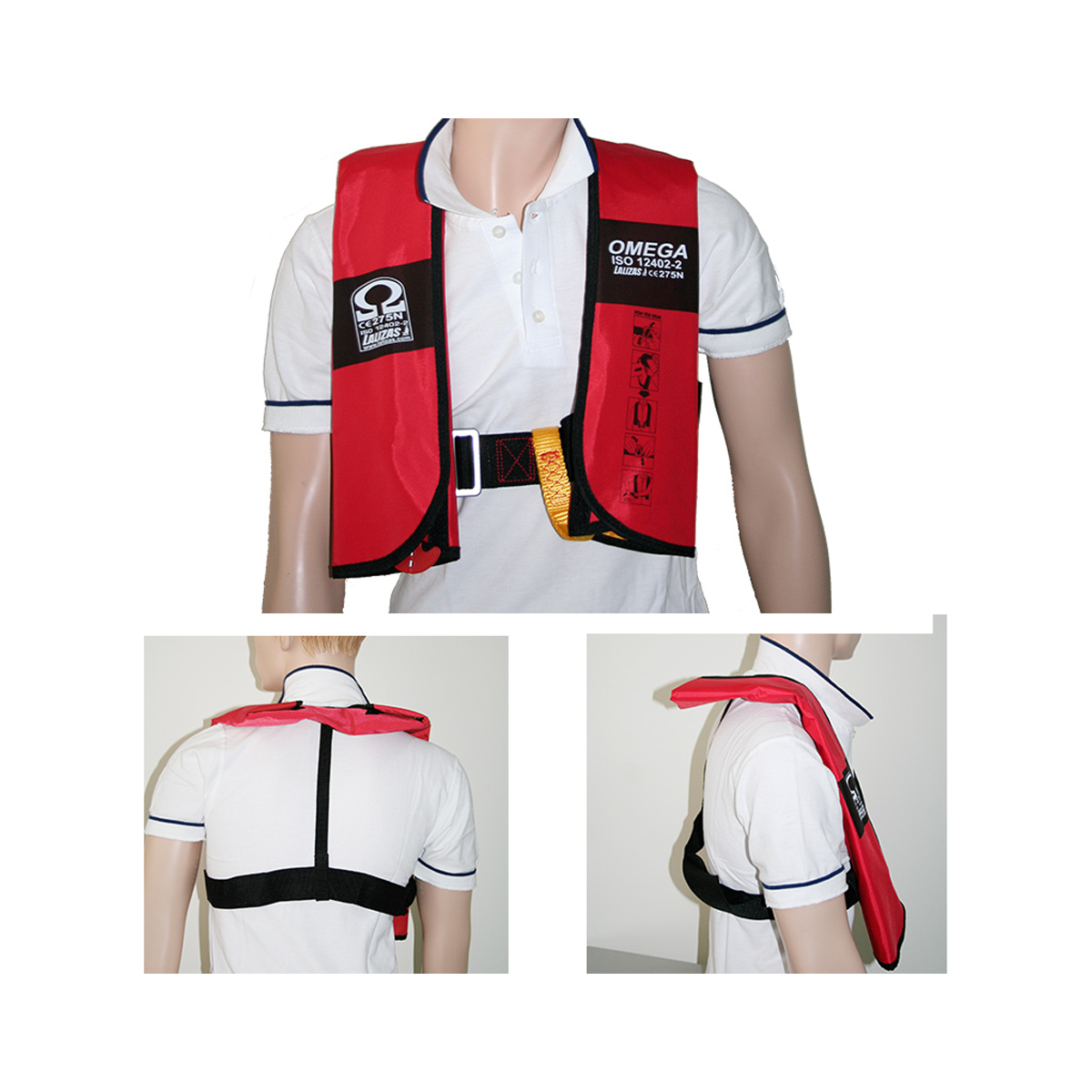 Omega Inflatable Lifejacket 290N, ISO 12402-2 - Remix Technologies Sdn ...